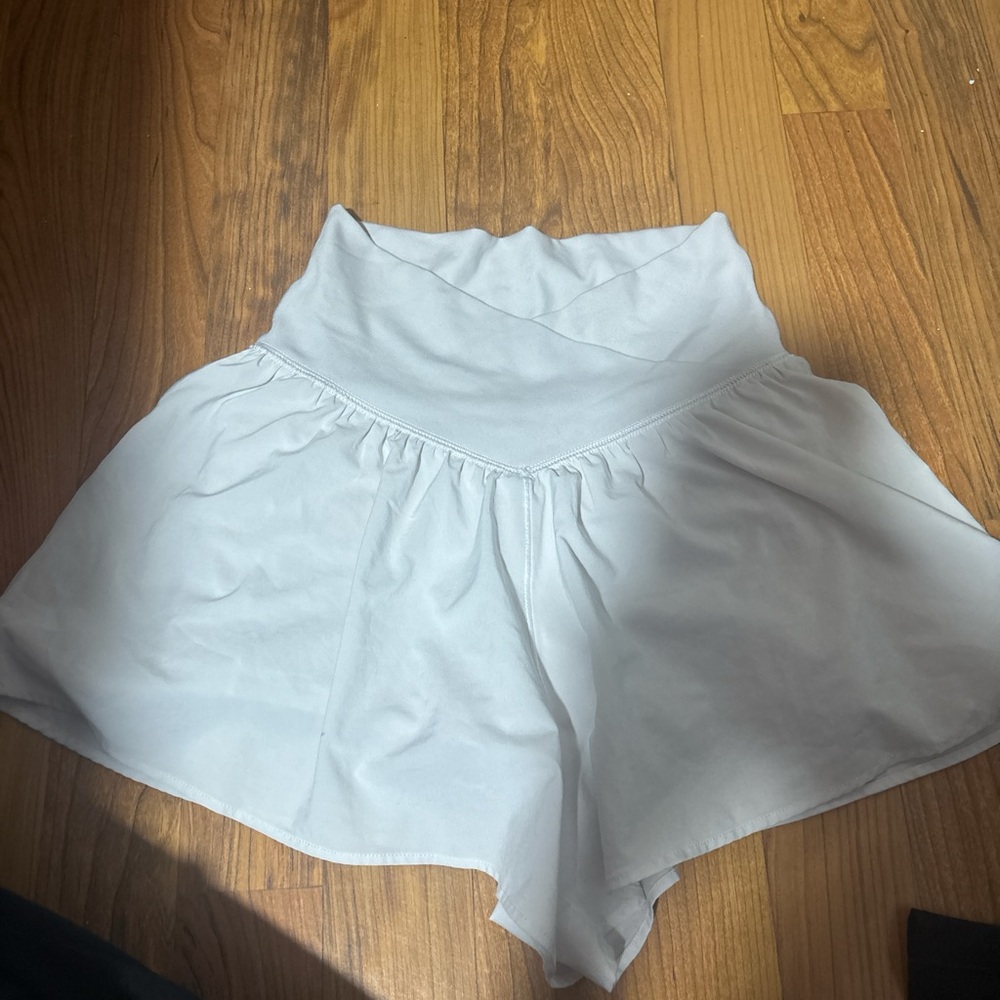 Women's Light Gray Shorts